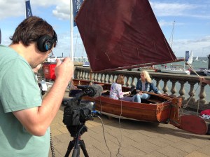 Sophie Neville with BBC South Today