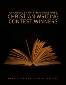 Athanatos Christian Writing Contest Winners