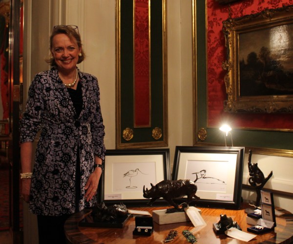 Sophie Neville exhibiting her artwork 2017