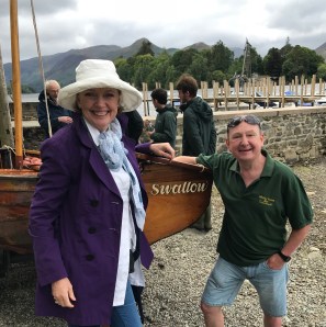 Sophie Neville with Robin Pratley and Swallow