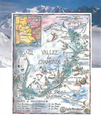 Map of Chamonix