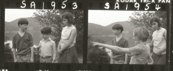 Filming Swallows and Amazons on Peel Island in 1973