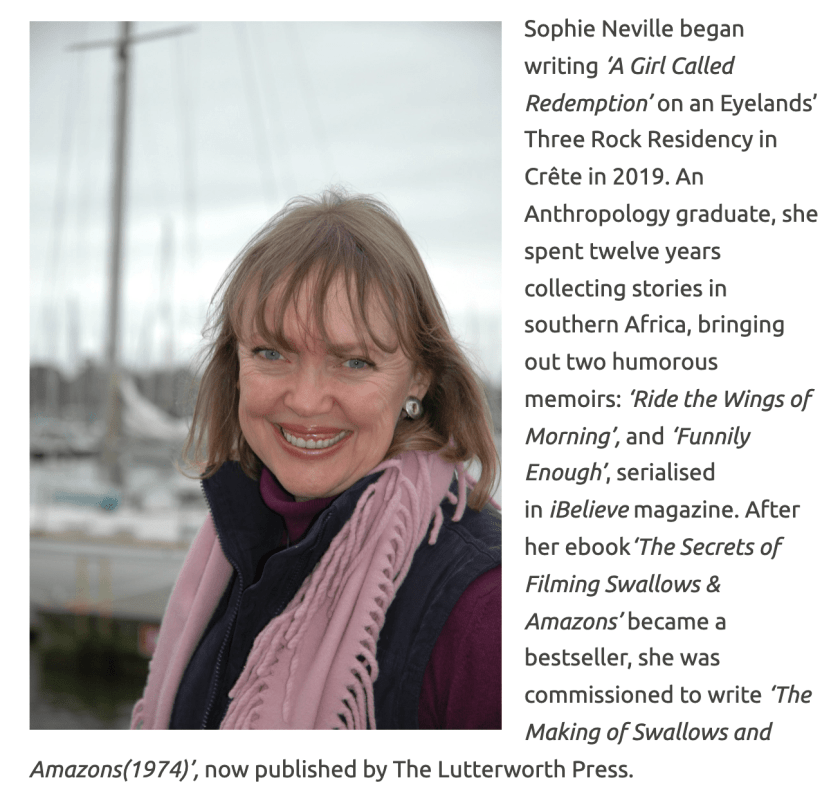 Sophie Neville short-listed for the Eyelands Book Awards 2021