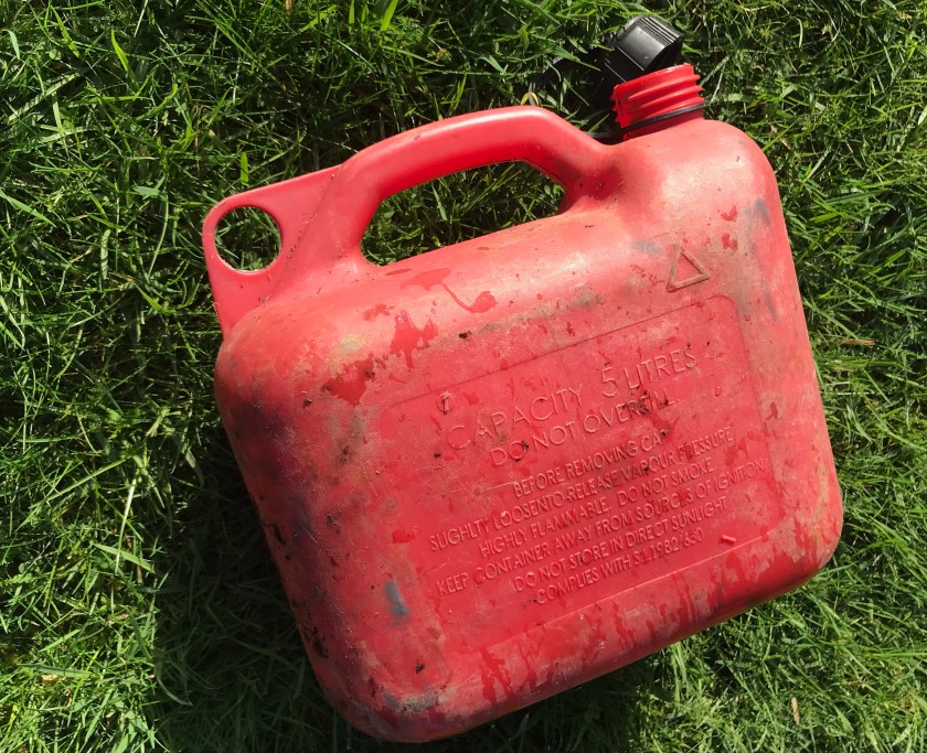 Rubbish - old fuel container