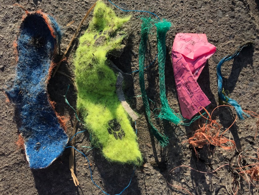 Rubbish - old tennis balls