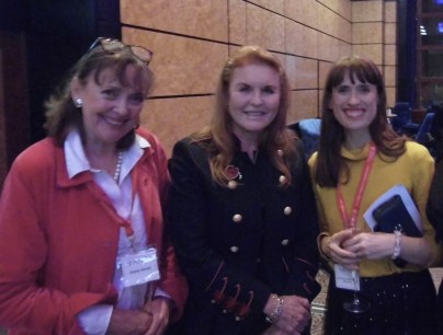 Sophie Neville, Sarah Fergusson Duchess of York and Emma Grundy Haig from Joffe Books