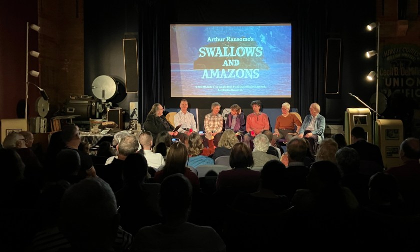 The cast of 'Swallows and Amazons' (1974) gathered for the 50th Anniversary - photo Lee Pressman of the Cinema Museum