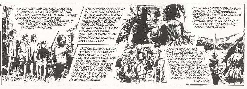 Swallows and Amazons story strip 2