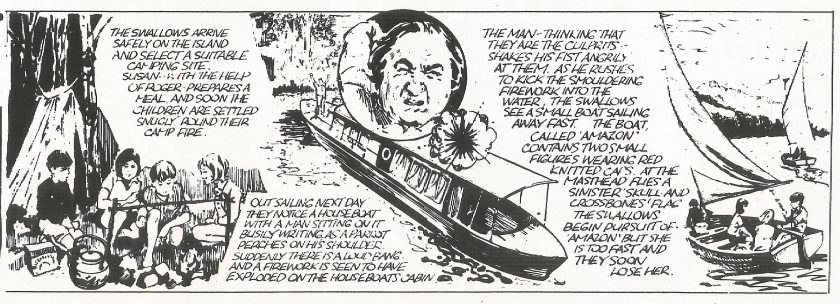 Swallows and Amazons story strip 2